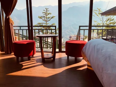 Double Room with Mountain View — Youth Homestay Sapa